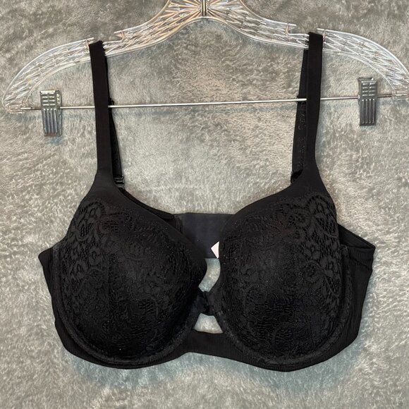 Victorias Secret Women Y2K Body Angel Sexy Lightly Lined Demi Lace Black 36DD - Picture 1 of 15